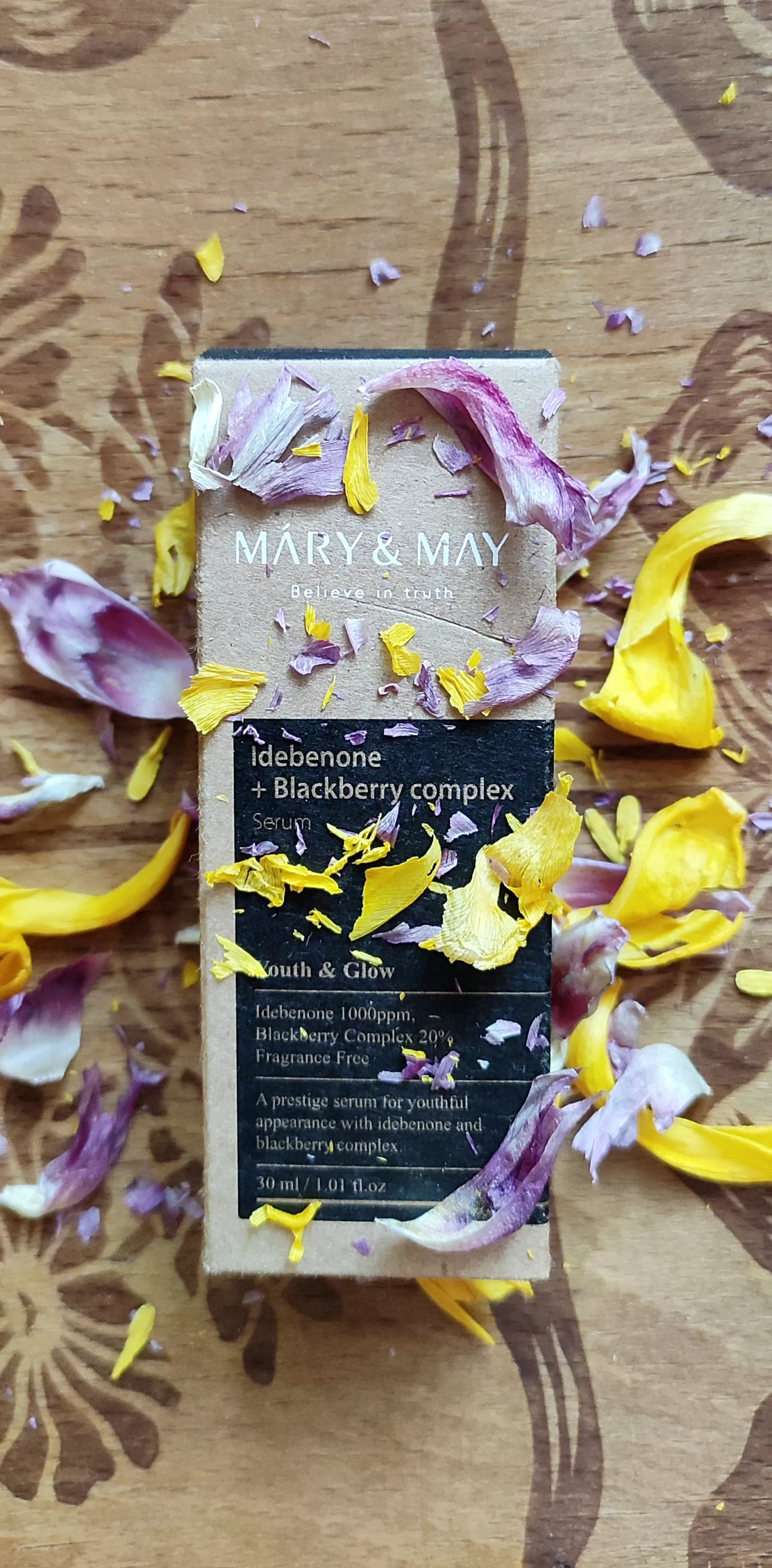 MARY & MAY Idebenone + Blackberry Complex Serum Review